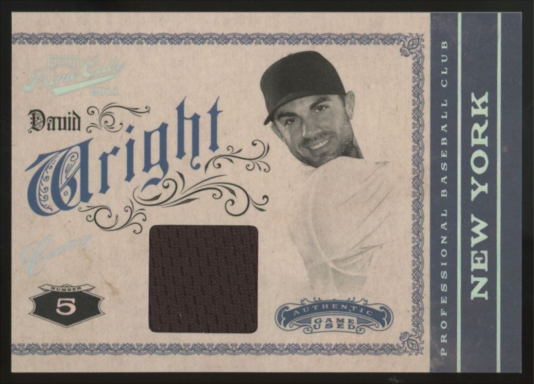2011 Panini Playoff Prime Cuts Patch David Wright 10/49 New York Mets #12