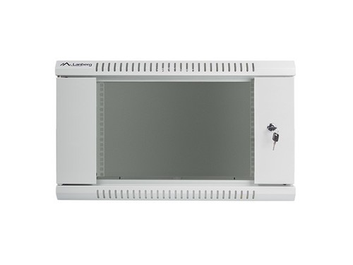 5901969403060 Wall-Mounted Rack 19'' 6U 600X450mm grey LANBERG - 第 2/5 張圖片