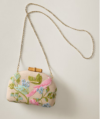 Spartina Minaudiere Seawall Bird Clutch for Women   Stylish Handbag