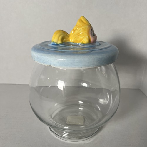 Vintage Disney's Treasure Craft's Pinocchio cookie Jar Cleo On Fishbowl. 13” - Picture 14 of 19