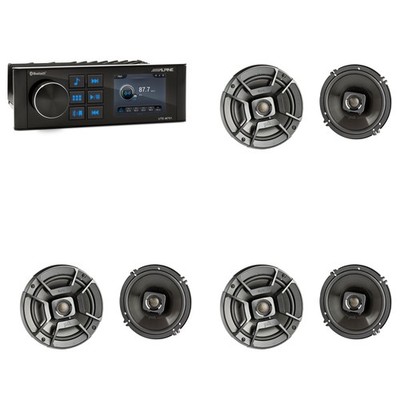 Complete Budget-Friendly Boat Stereo Upgrade   Alpine UTE-M701 Bluetooth Mari...