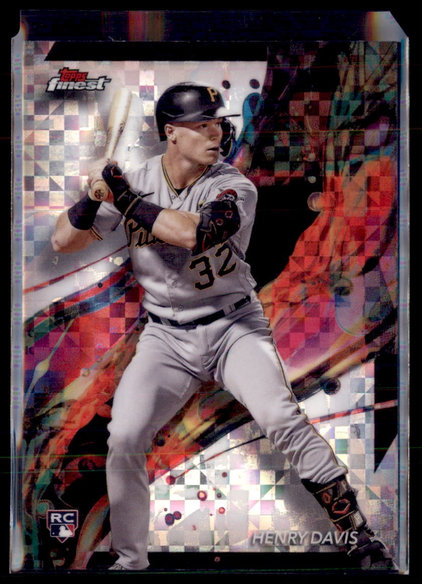 2024 Topps Finest Common Checkerboard Henry Davis Pittsburgh Pirates RC) #15