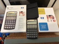CALCOLATRICE HP 17BII+ CALCULATOR COMPLETA CON SCATOLA MANUALE E CUSTODIA