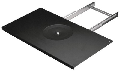 Hafele Heavy-Duty Pullout TV Swivel Platform - 132 lb Capacity - 180° Pivot - Fu