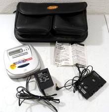 Aiwa XP-V70 Portable CD Player Discman Anti-Shock W/ AC Cassette Adapter