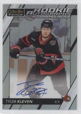 2023-24 O-Pee-Chee Platinum Rookie Auto Rainbow Tyler Kleven #R-TK Auto 8me
