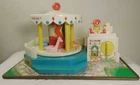 Vintage 1970s Fisher Price Little People Merry Go Round Carousel Works Great