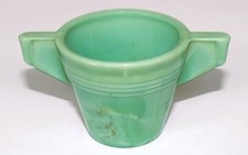 J. Pressman Green Sugar With a Couple Spots Of Oxblood - Akro Agate Tea Set