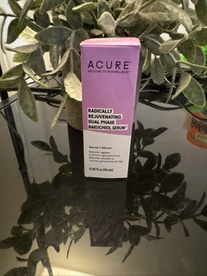 Acure Radically Rejuvenating Dual Phase Bakuchiol Serum .33 fl oz 10 mL