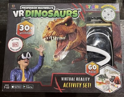 Professor Maxwell s VR Dinosaurs Activity Set VR Goggles 60pc STEAM Ages 7-12