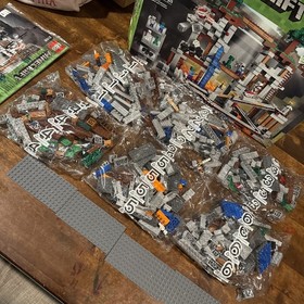 Lego Set Minecraft (21118) The Mine Open Box Sealed Bags - OPENED tape seal desc