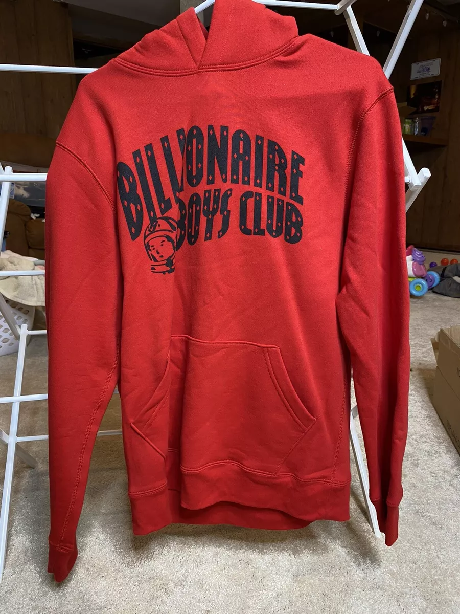 Billionaire Boys Club BBC Hoodie Red Size Medium Back Logo Pharrell Nigo  Babe