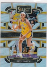 2024 Select WNBA  Silver Concourse Prizm Insert #67 Lexie Brown -Los Angeles