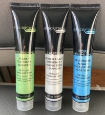 Spascription Metallic  Wash Off  Mask Lot Of 3