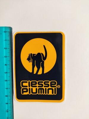 CIESSE PIUMINI Aufkleber Vintage 80er Original Sticker