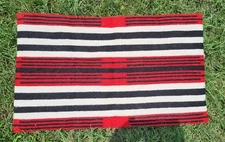 4x7 ft Southwestern Navajo Rug Boho Wool Tribal Flat Weave Kilim Chief Blanket