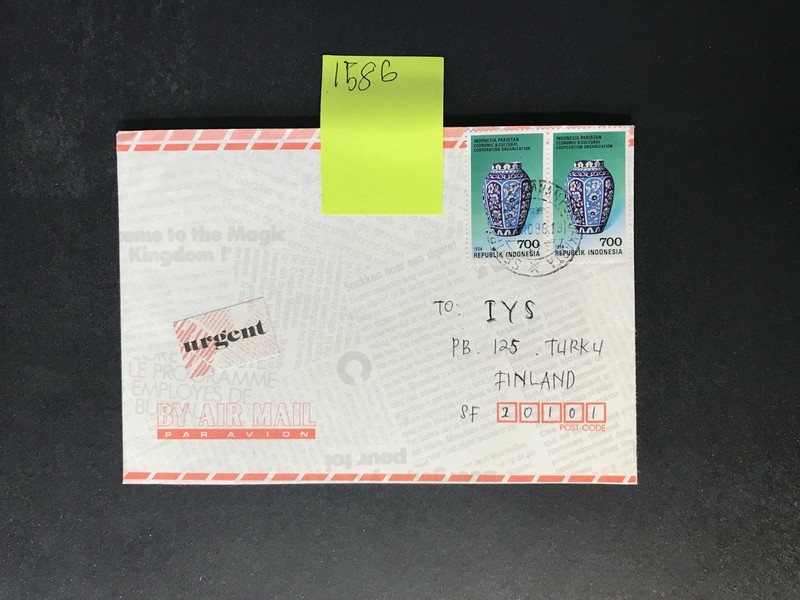Indonesia #780//B242 Cover to Finland 1970-1999 Cover #934