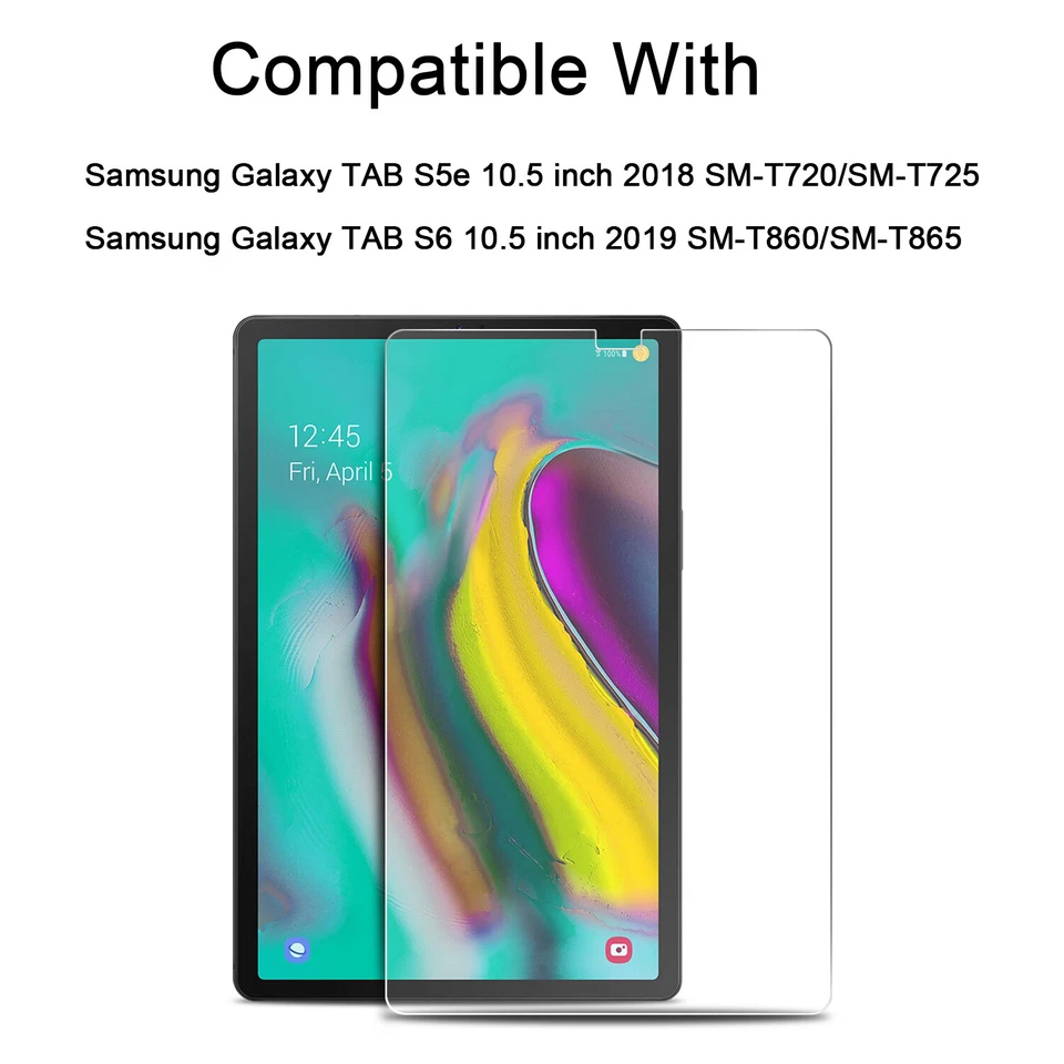 For Samsung Galaxy Tab S6 SM-t860/SM-T865 10.5" Tempered Glass Screen Protector - Image 2 of 2