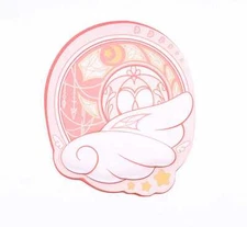 GeekShare Ergonomic Mouse Mat with Wrist Rest Support Non-Slip Base Star Wings