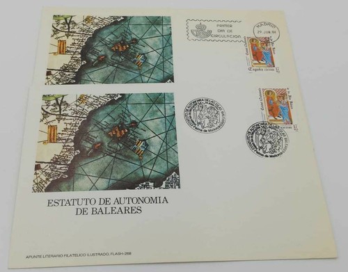 Spain Statute Alone Flash First Day Of Uncirculated Stamp - Picture 5 of 12