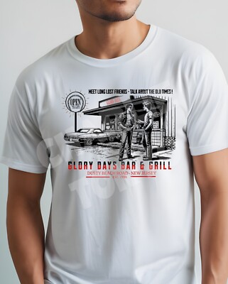 Bruce Springsteen inspiriertes T-Shirt Glory Days Bar & Grill