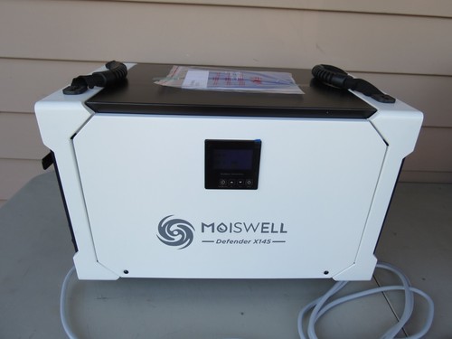 Moiswell Defender X145 145 Pint kommerzieller Luftentfeuchter mit Ablaufschlauch weiß