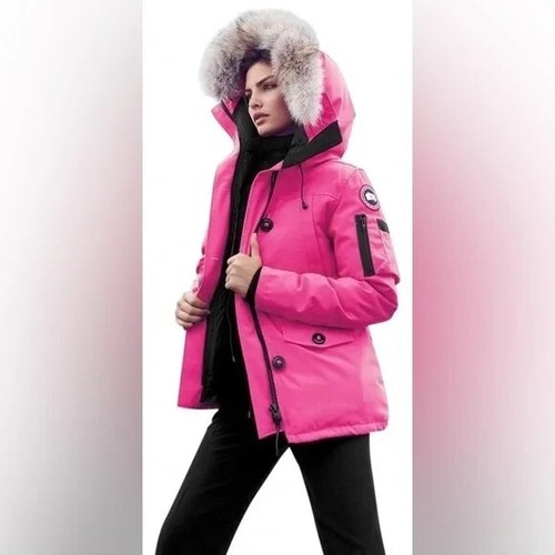 Canada Goose Montebello Parka Pink Women’s Sz 2XS rare color - Picture 21 of 24