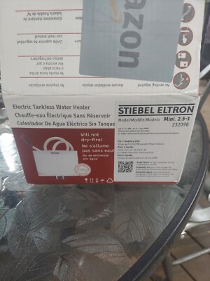 Stiebel Eltron Mini 2.5-1 2.4 KW Tankless Electric Water Heater, Mint Condition