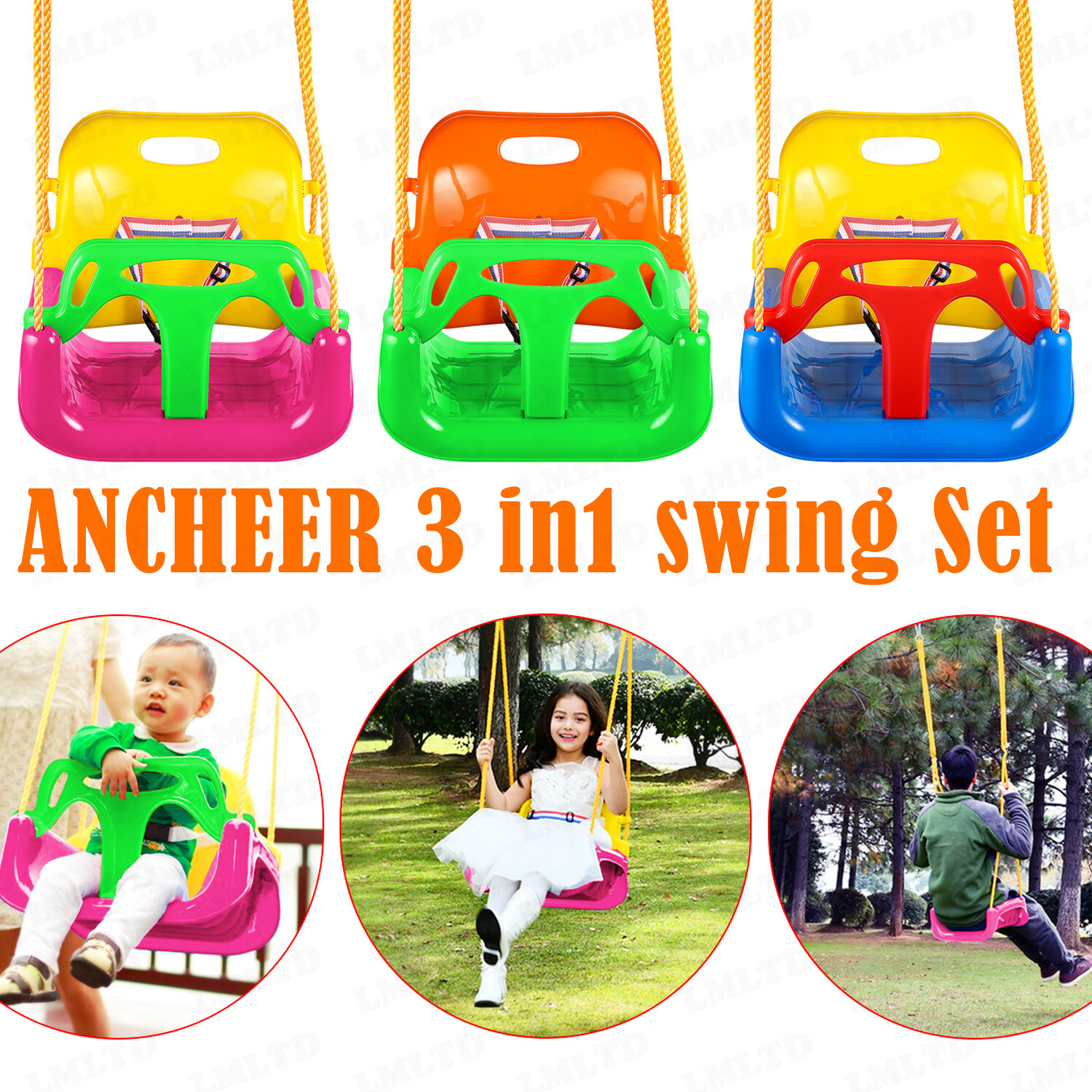 3 in 1 swing seat