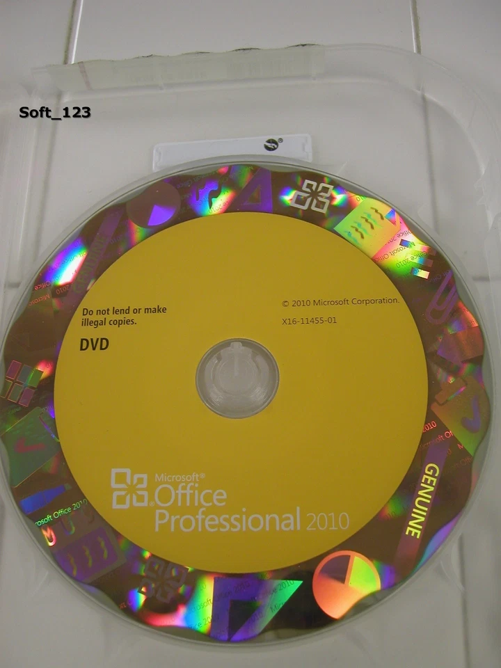 Microsoft Office 2010 Professional For 2 PCs Full English Vers.=NEW RETAIL BOX= - Image 3 of 4