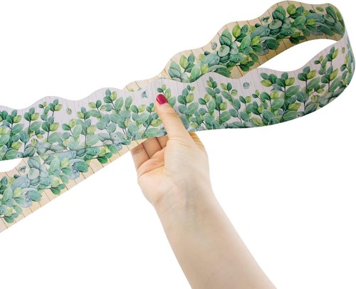 Eucalyptus Bulletin Board Border Die-Cut Classroom Decoration 36ft Per Roll... - Picture 5 of 9