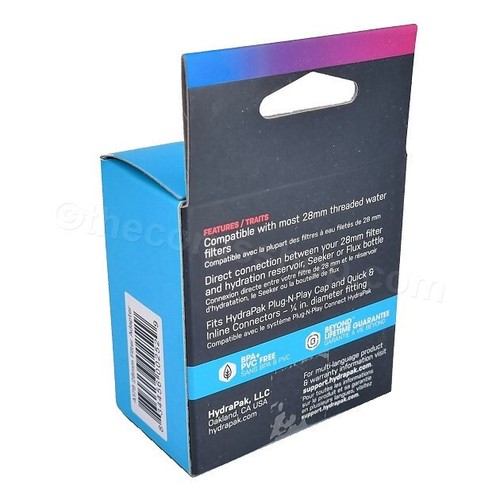ADAPTADOR DE FILTRO HYDRAPAK 28MM #A179 BPA/PVC LIBRE - Imagen 3 de 5