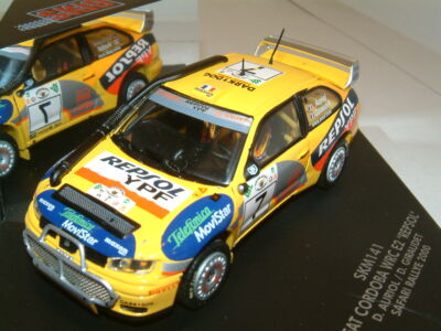 1/43 SEAT CORDOBA WRC E2 2000 SAFARI RALLY #7 AURIOL, VITESSE SKM144