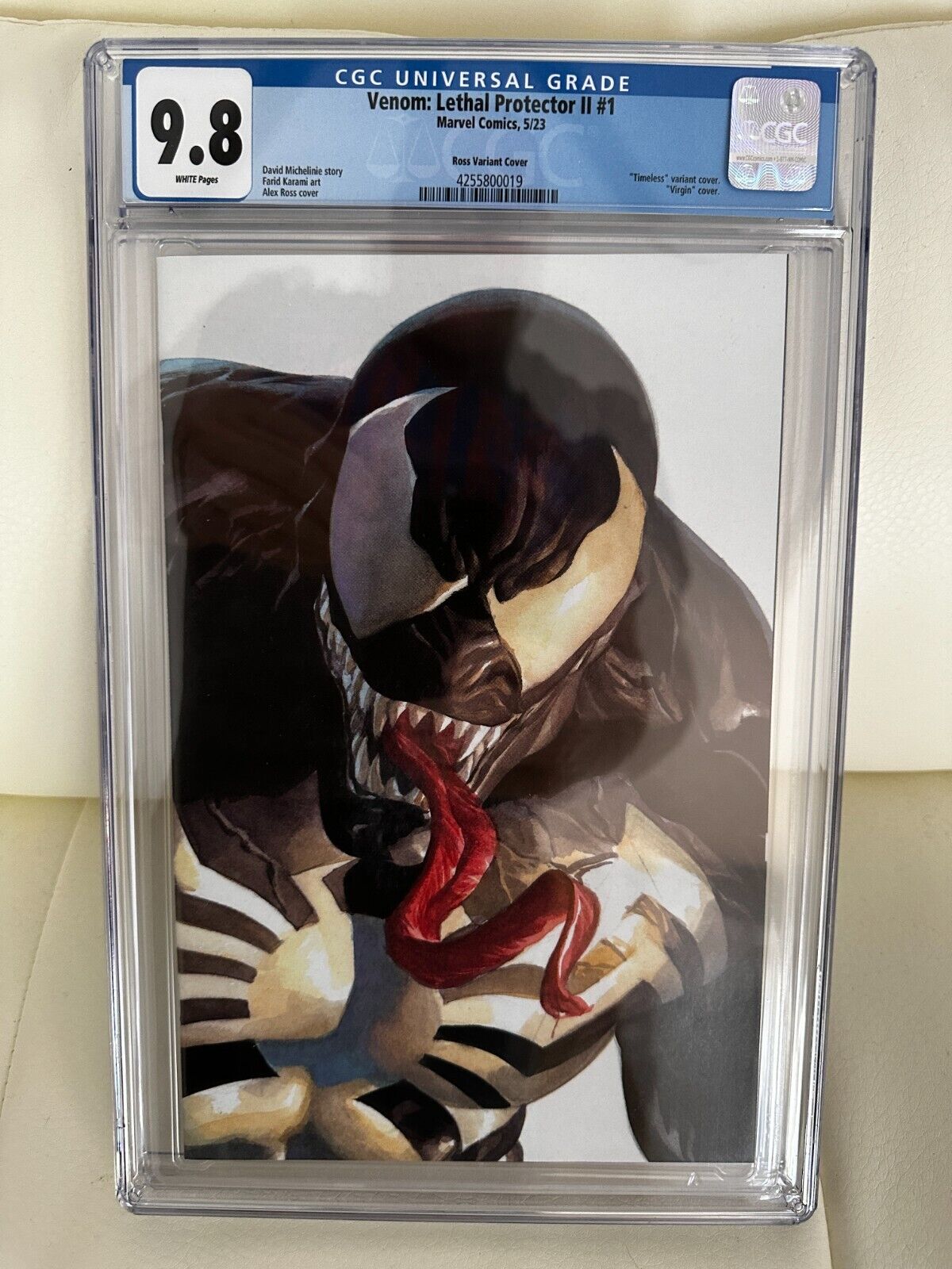 Venom: Lethal Protector II 1 (2023 Marvel) CGC 9.8 Ross Variant Cover