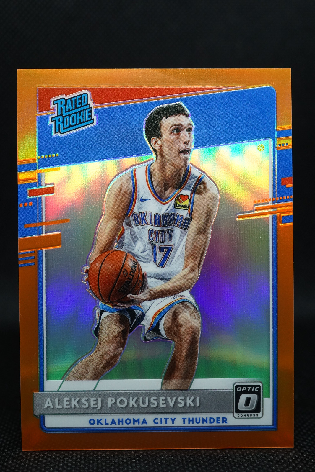 2020-21 NBA Donruss Optic Orange #167 Aleksej Pokusevski Rated Rookie 65/199