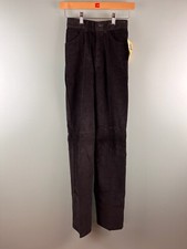 NWT Vtg Levis 70s Black Corduroy Pants Womens 24x33 Size 7 Juniors USA SCOVILL