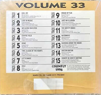 #33 SUNFLY KARAOKE CDGS