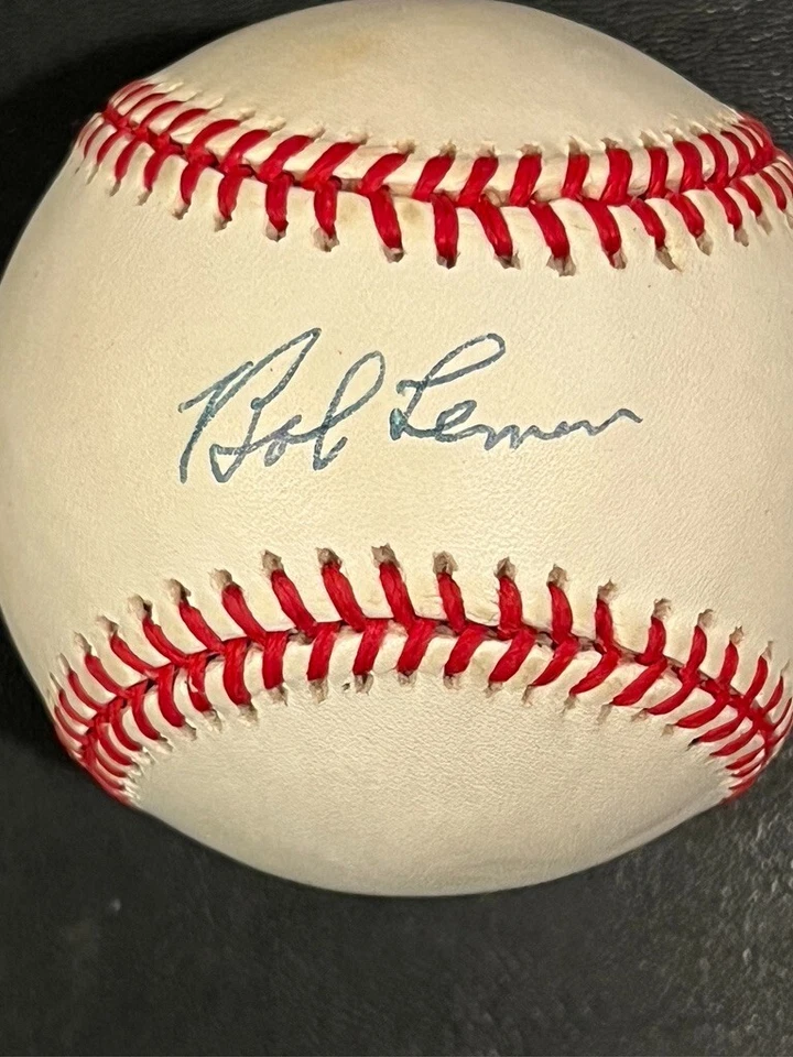 Bob Lemon Hand Signed Baseball New York Yankees - Image 2 of 3