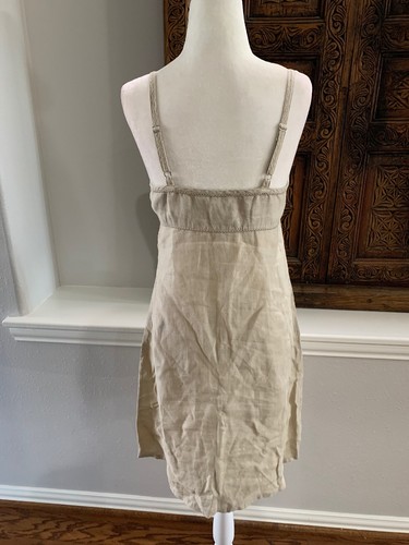 Relax Tommy Bahama Kleid Leinen Nude Beige Größe 2 - Bild 4 von 6