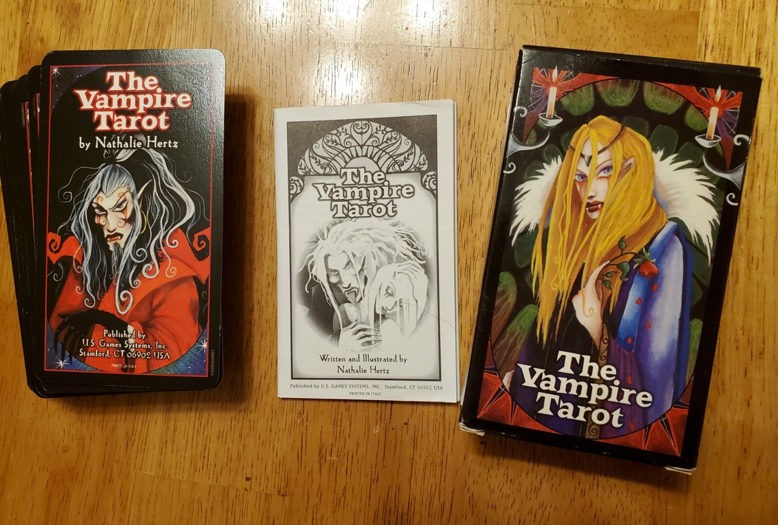 RARE The Vampire Tarot Deck Nathalie Hertz Italy eBay