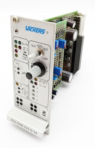 Vickers EEA-PAM-533-D-32 KFD/TG4V-3 power amplifier Leistungsverstärker -used-