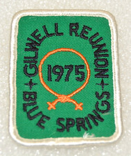 Gilwell 1975 REUNION CREST Wood Badge Boy Scout Leader Training BLUE Springs