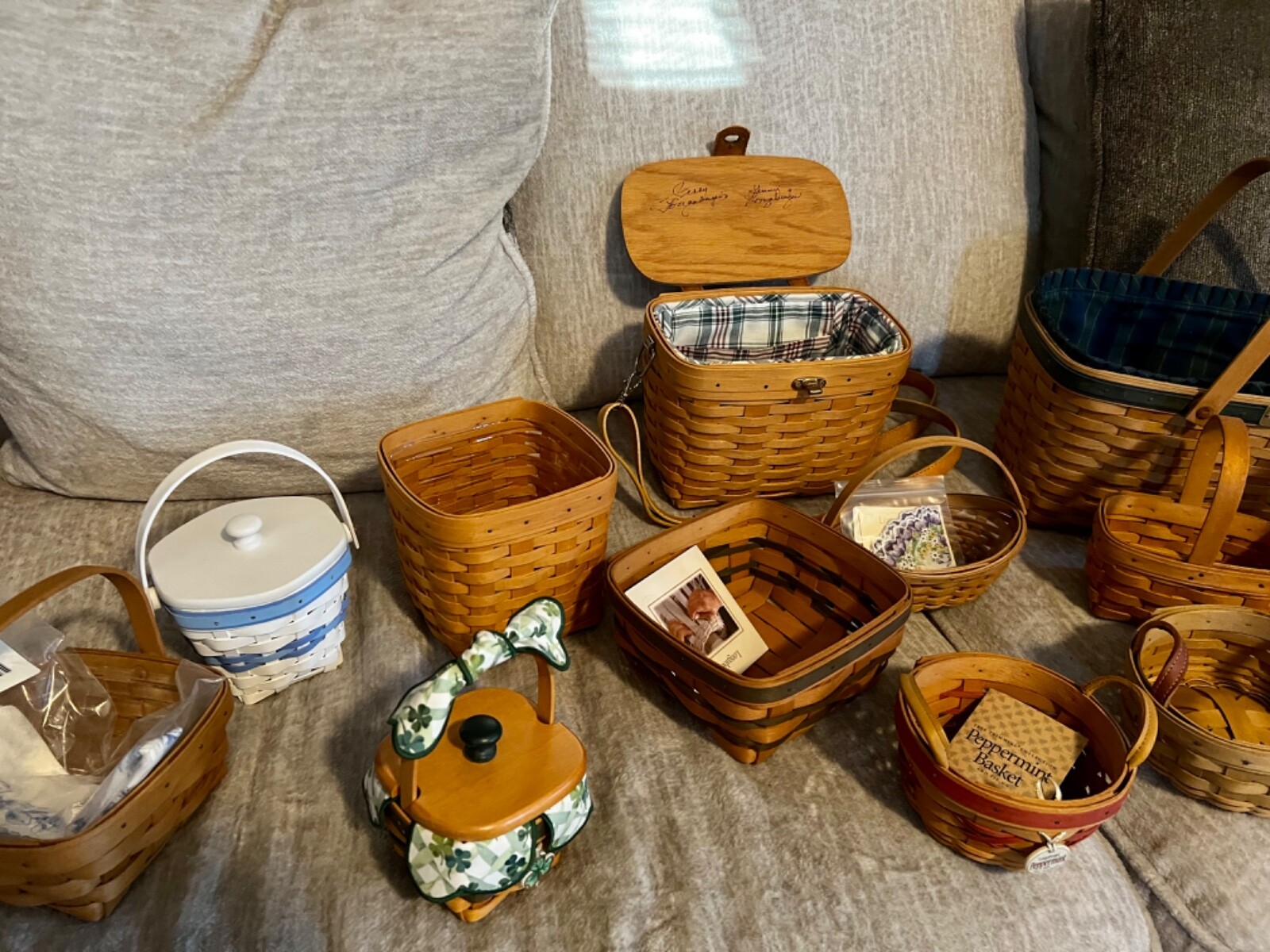 Longaberger basket lot eBay