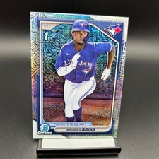 2024 Bowman Chrome Mojo Refractor #236 Andres Arias Toronto Blue Jays