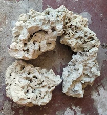 4 Dry Reef Rock Ocean Natural Coral Aquarium Base Rock aquariums deco 