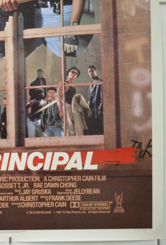 THE PRINCIPAL (1987) Original Cinema One Sheet Movie Poster - James Belushi - Picture 5 of 6