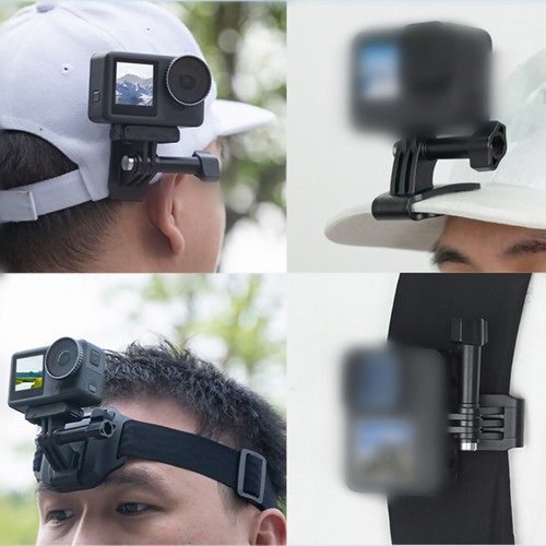 Suitable For GoPro11/10 2-in-1 Hat Clip Quick Detachable Headband Head Strap - Picture 8 of 10