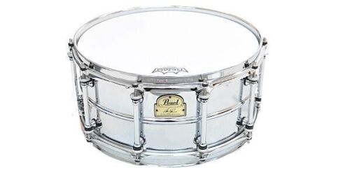 Pearl IP-1465 Ian Paice Unterschrift Modell Schnarrtrommel Stahl Gehäuse - Bild 4 von 6