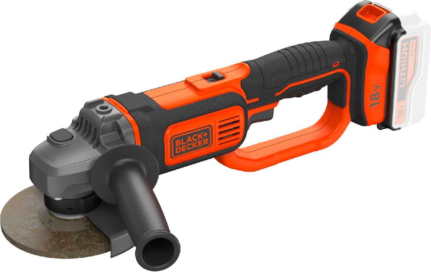Black & Decker Smerigliatrice angolare a batteria 18V Litio Disco 125 mm BCG720N