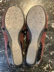Clark's Artisan Sz 9.5 Woman's Shoes Deep Maroon/Brownish w/black Worn Once — photo 4